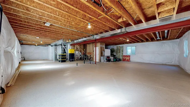 a view of storage and utility room