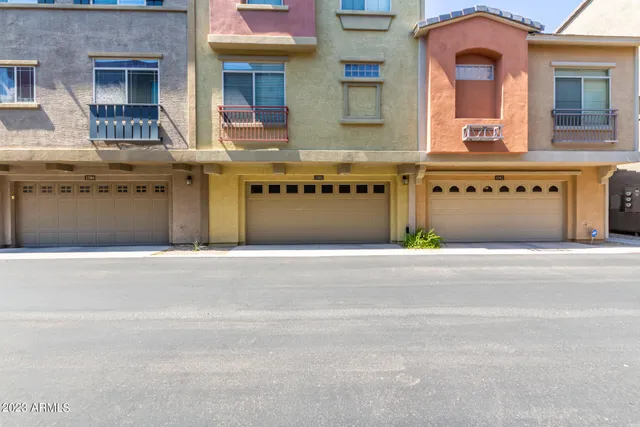 a front view of a building