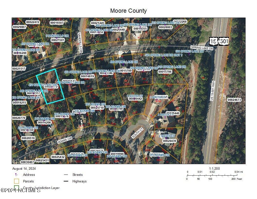 450 Spring Lake Drive Pinehurst, NC 28374 - Photo 27 of 30 Aerial