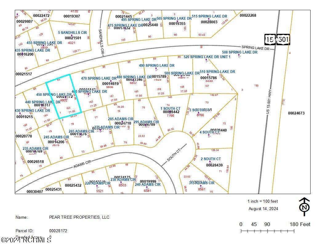 450 Spring Lake Drive Pinehurst, NC 28374 - Photo 28 of 30 GIS