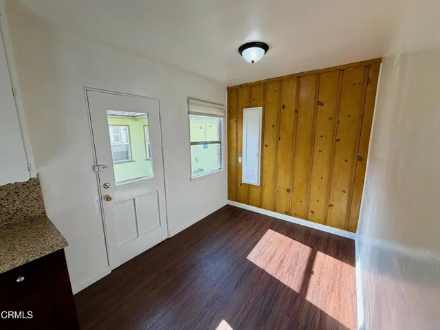 a view of wooden floor in a room
