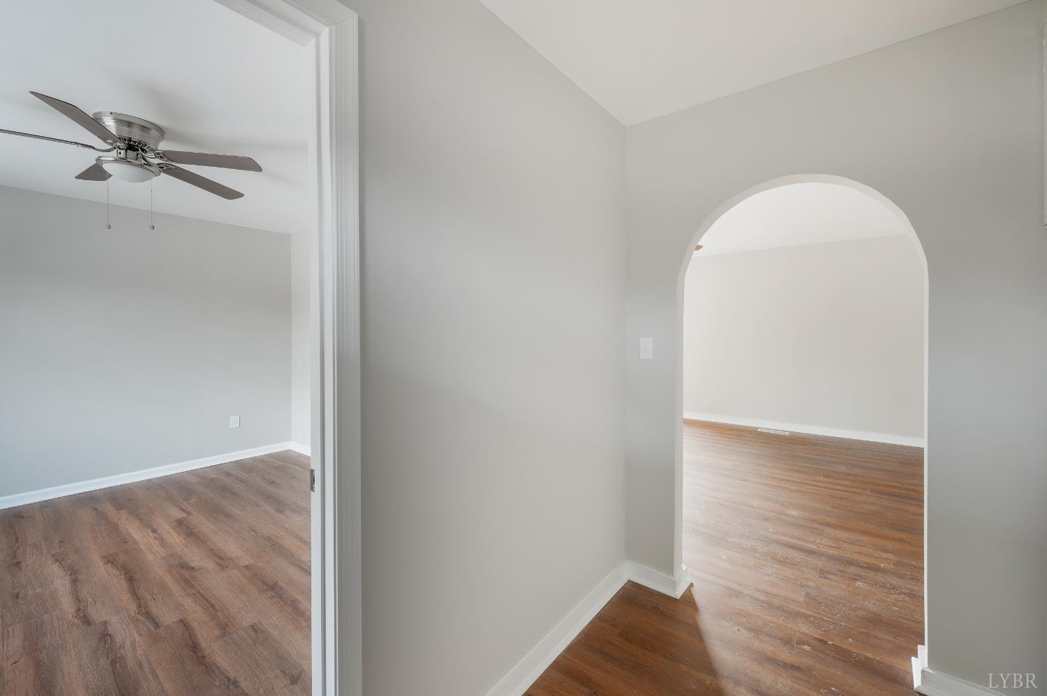 1784 Lukin Road Pamplin, VA 23958 - Photo 12 of 31 a view of empty room with wooden floor