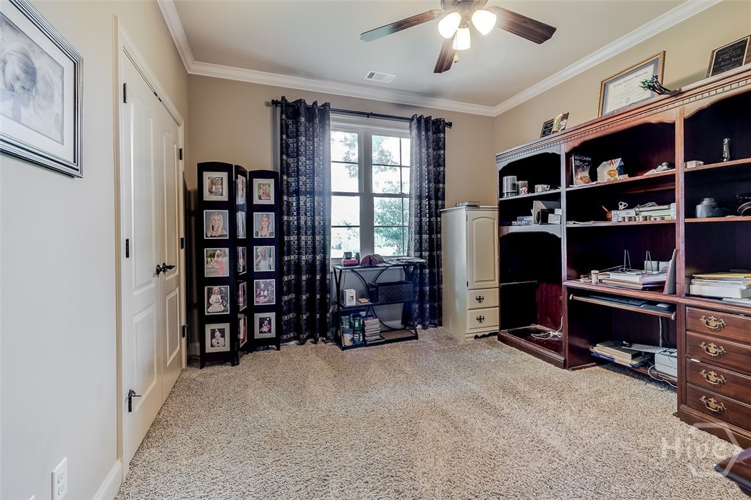 7 Reed Grass Lane Savannah, GA 31405 - Photo 25 of 70 guest bedroom on the main floor tucked down a private hallway with a private bathroom right next to it