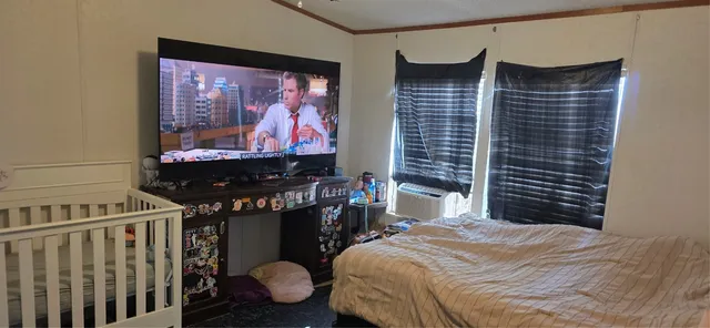 a view of a lake with a big yard