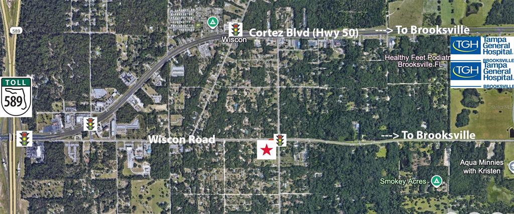 16250 Wiscon Road Brooksville, FL 34604 - Photo 3 of 3 a view of water and building from a lake