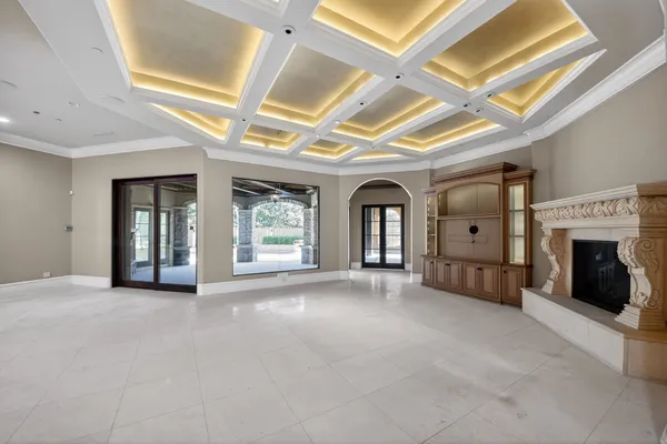 a view of empty room