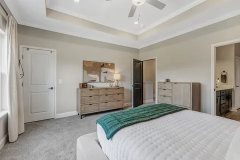 a bathroom with a sink double vanity and a mirror