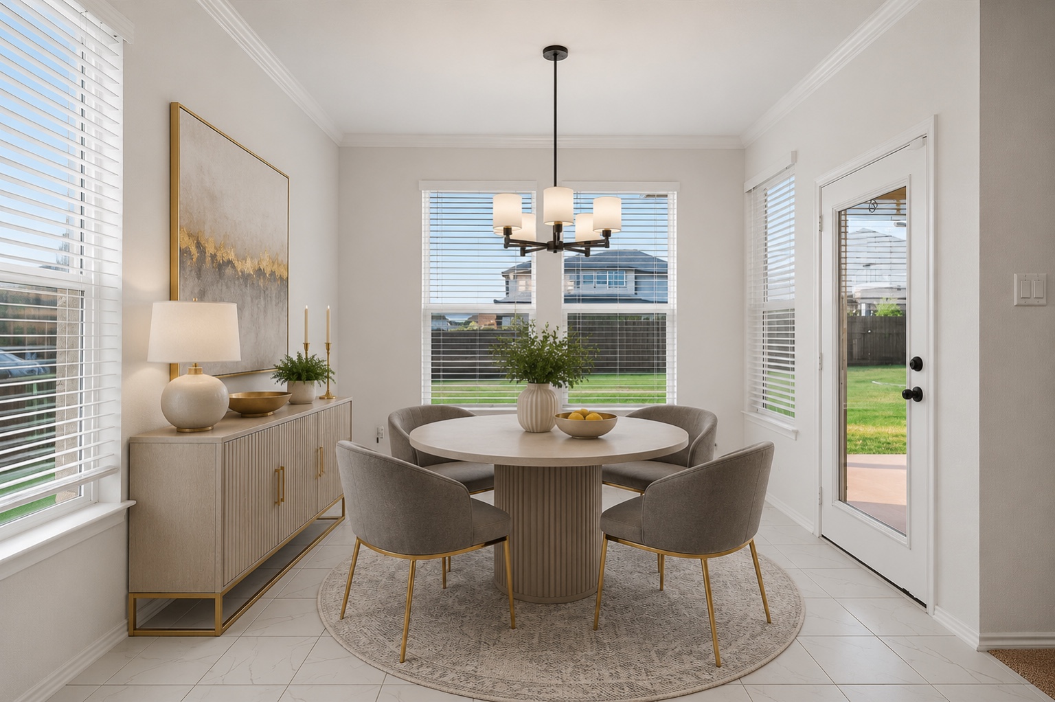 4600 Ercolano Lane Round Rock, TX 78665 - Photo 8 of 37 Virtual Staging - Breakfast room