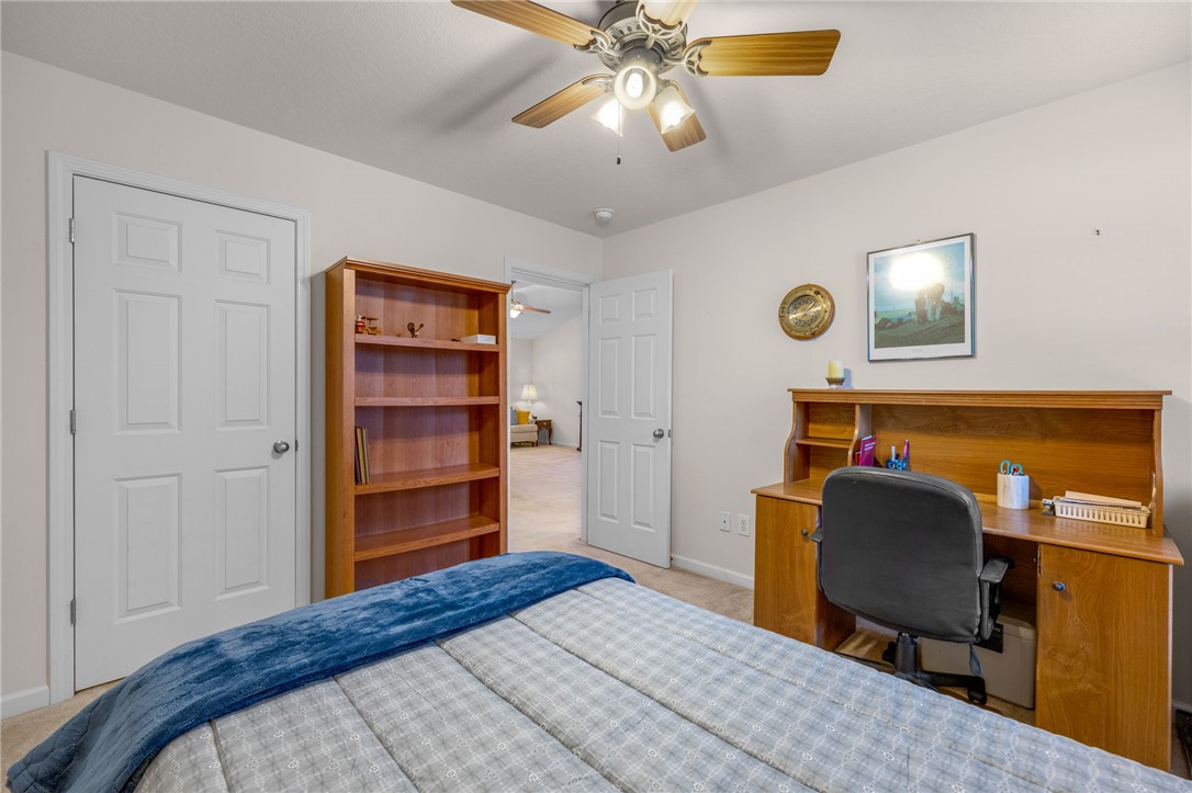125 Patagonia Road Anderson, SC 29625 - Photo 20 of 36 Plush carpeting and crisp white trim enhance the cozy ambiance of this comfortable bedroom.