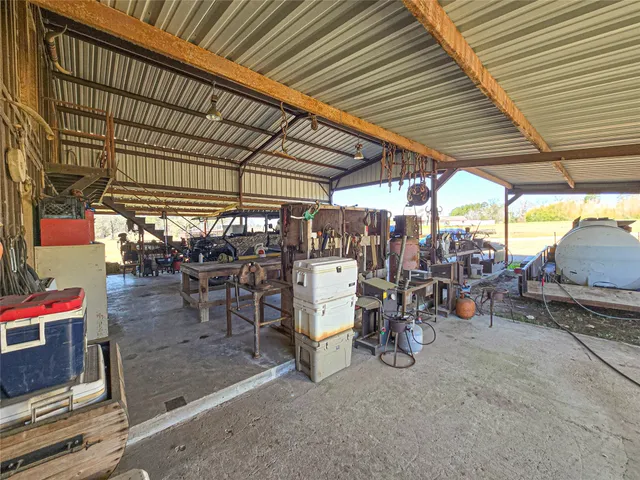 a view of storage and utility room