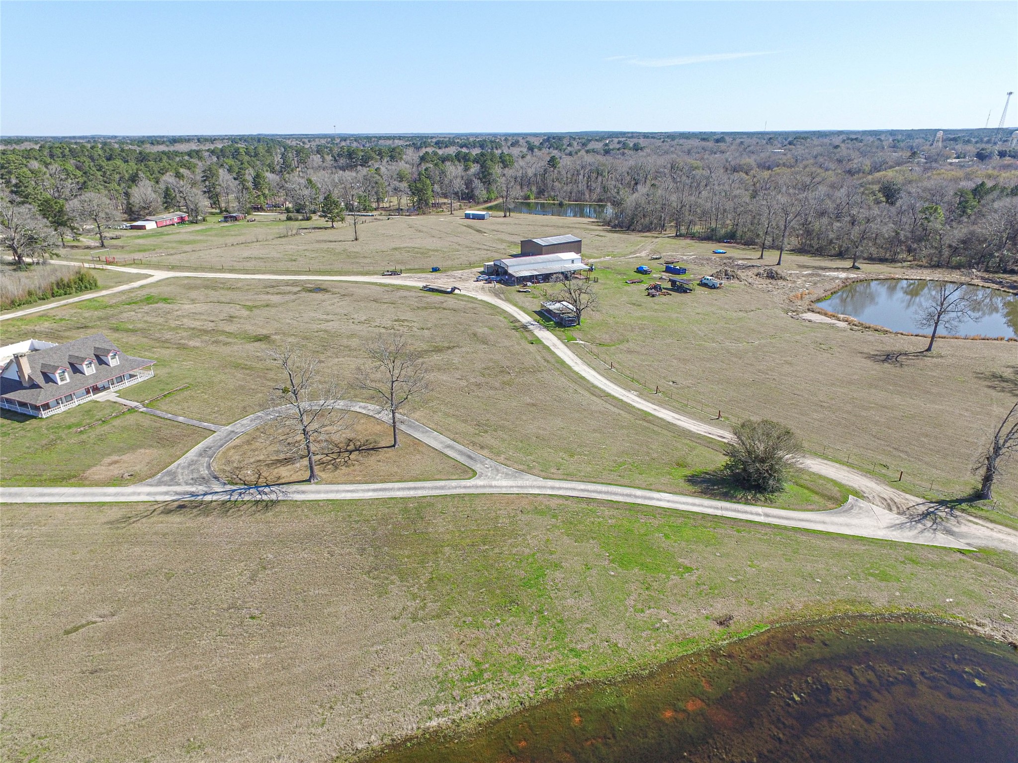 684 Hooks Road Corrigan, TX 75939 - Photo 10 of 34 a view of a swimming pool and a yard