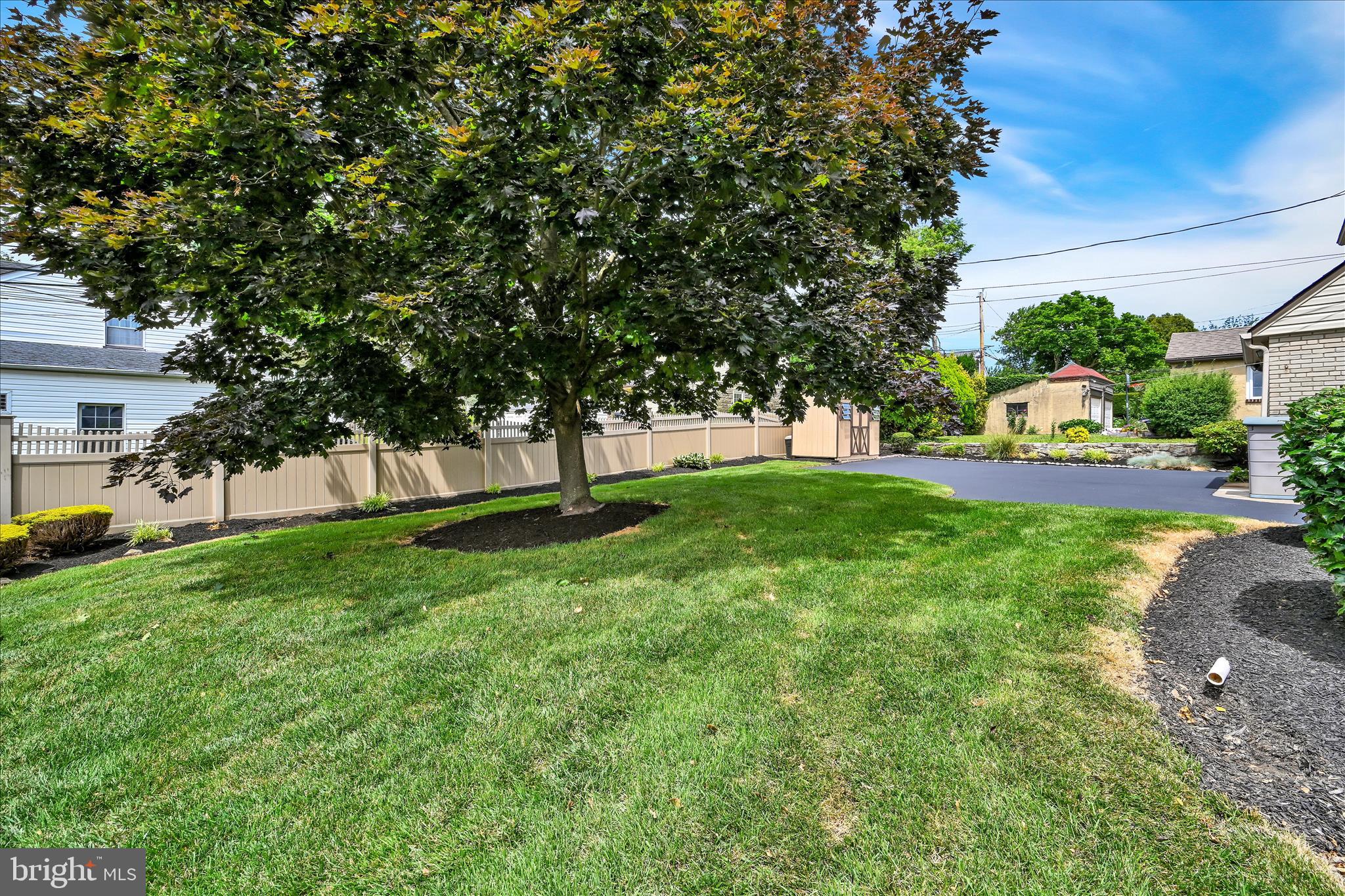 526 Argyle Road Drexel Hill, PA 19026 - Photo 33 of 42 Beautifully Landscaped Rear Yard