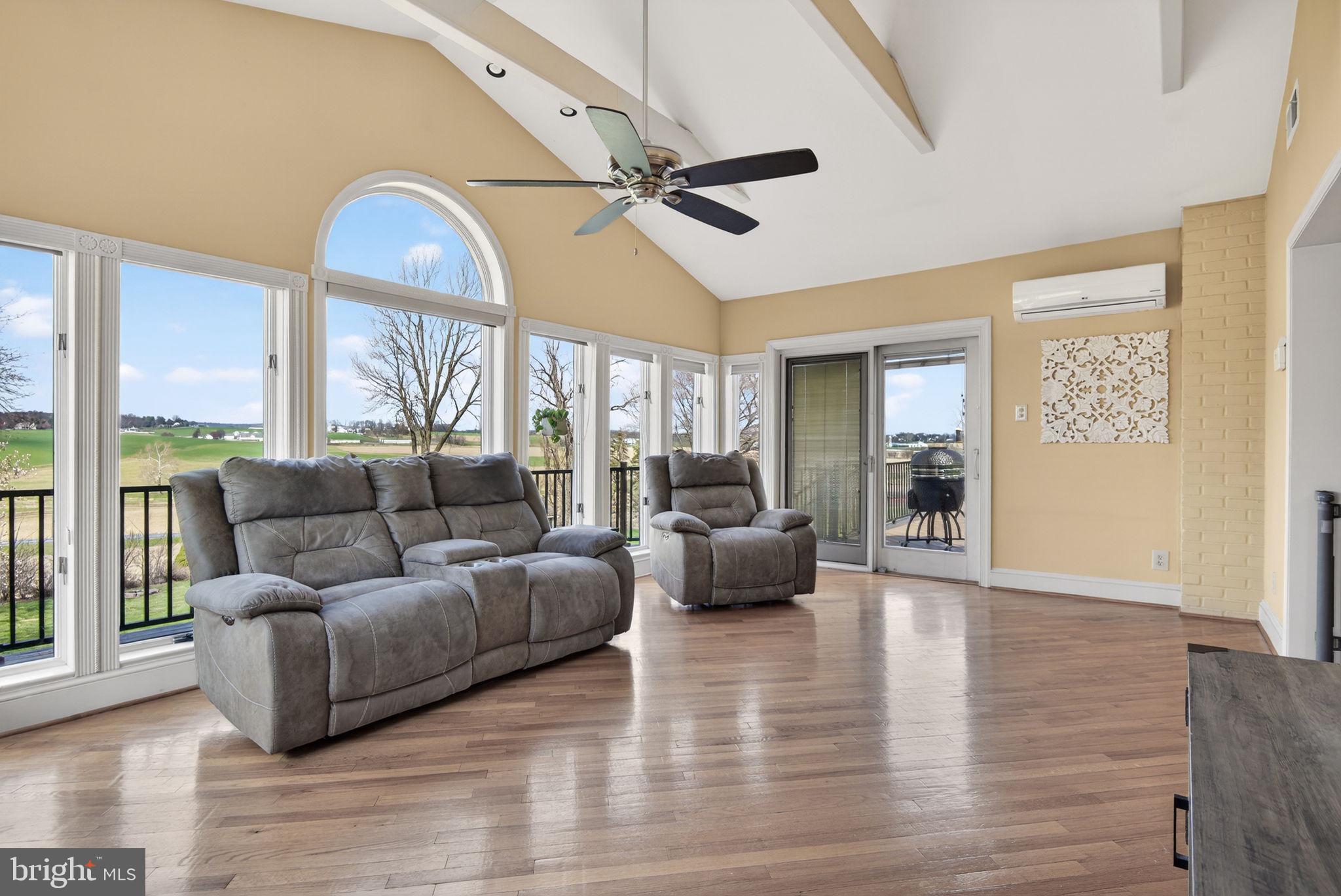 579 Hi View Drive Lititz, PA 17543 - Photo 15 of 55 Attractive cathedral ceiling & breezy ceiling fan