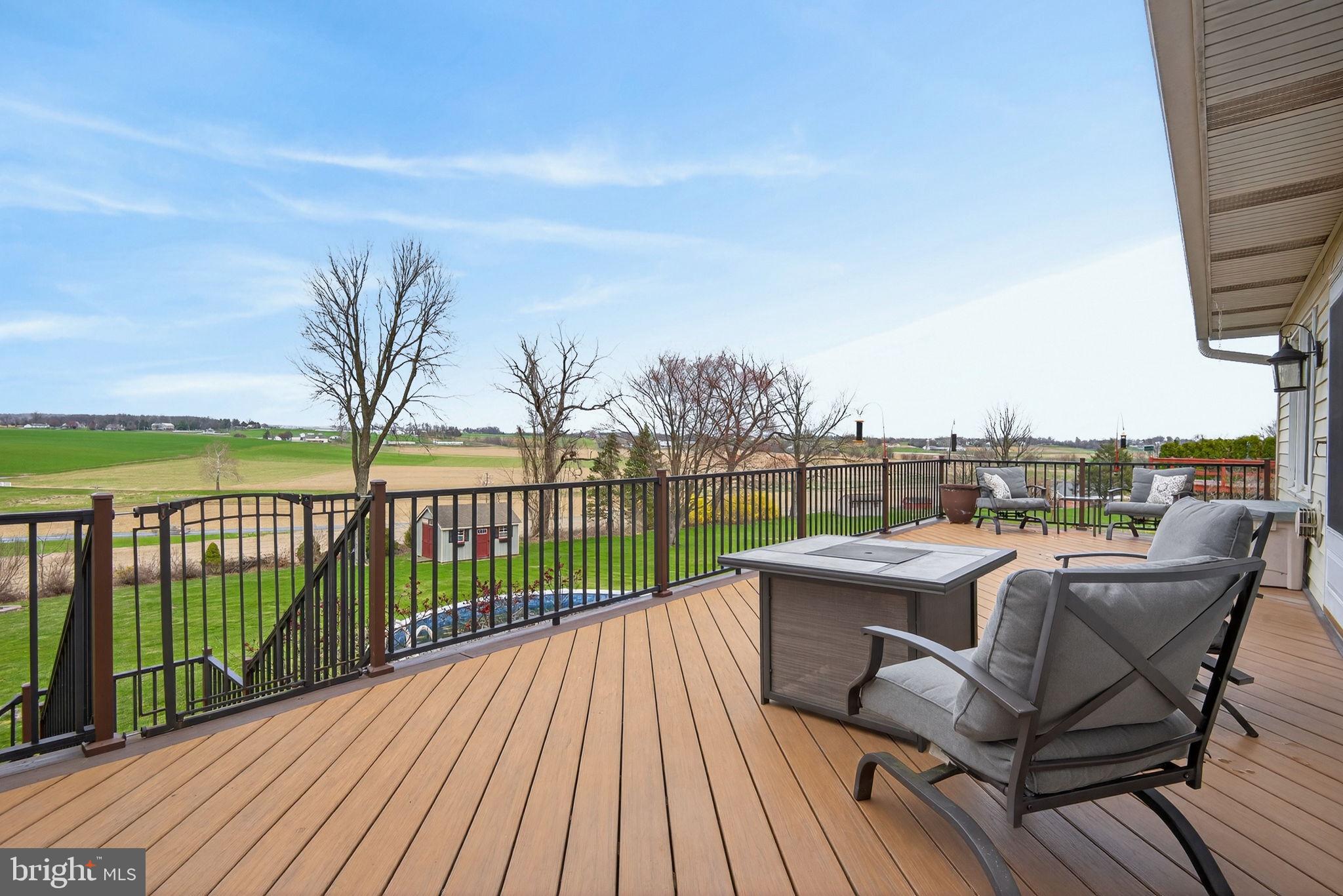 579 Hi View Drive Lititz, PA 17543 - Photo 38 of 55 Soak up the sun AND the view from this modern deck