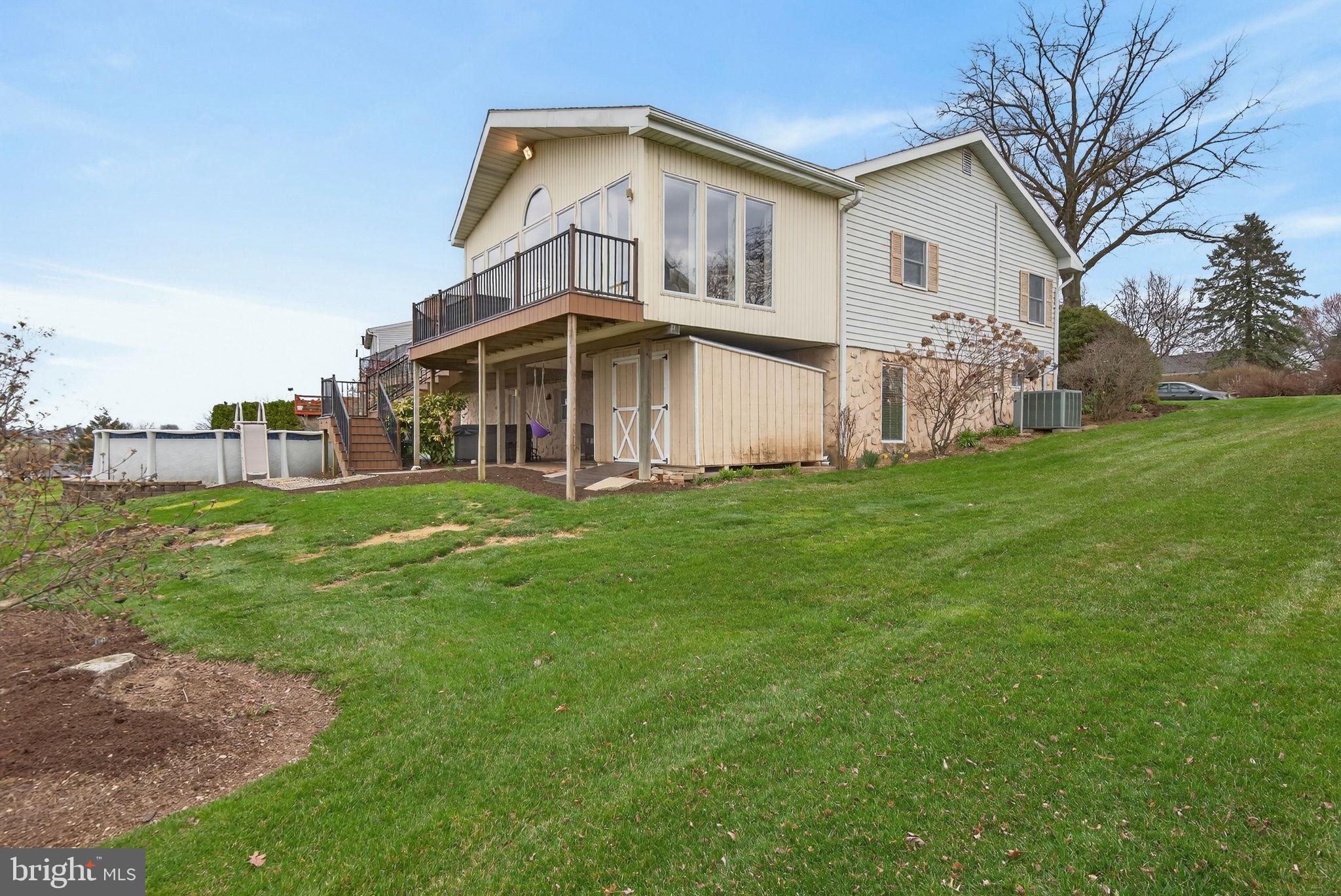 579 Hi View Drive Lititz, PA 17543 - Photo 47 of 55 Well placed storage shed tucked under the sunroom