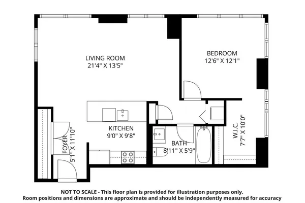 $719,999 | 88 Morgan Street, Unit 1008, Jersey City, NJ 07302