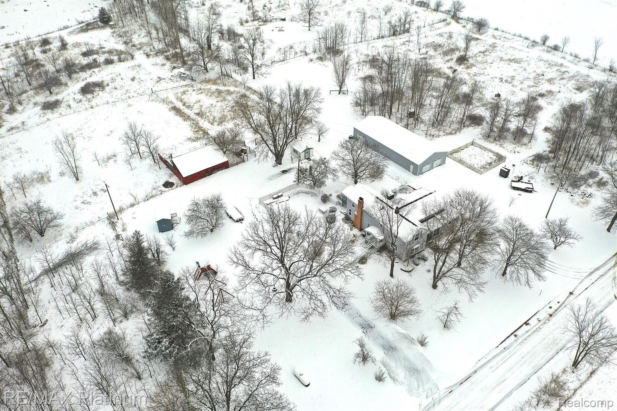 12112 East Lovejoy Road Byron, MI 48418 - Photo 50 of 52 50-Aerial-View-Vl.jpg