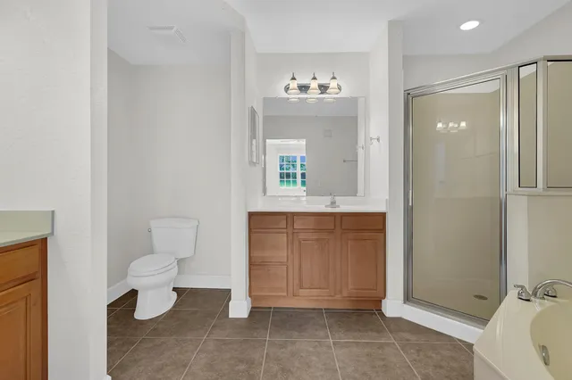 a bathroom with a bathtub and a sink