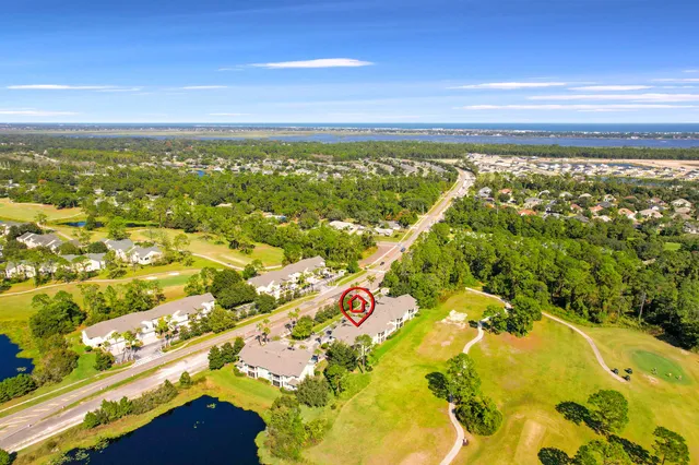 a view of city and swimming pool