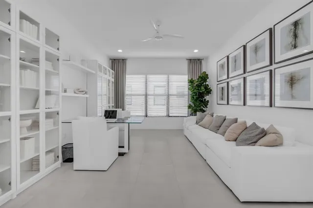 a view of livingroom with furniture and windows