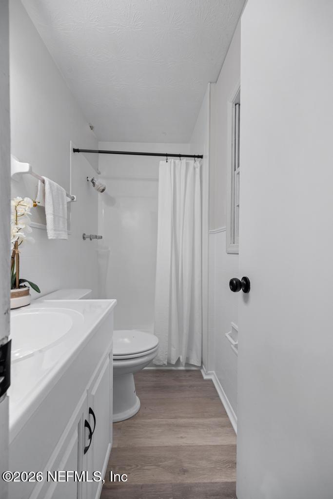 4634 Whimbrel Lane Fernandina Beach, FL 32034 - Photo 25 of 42 a bathroom with a sink a toilet and shower