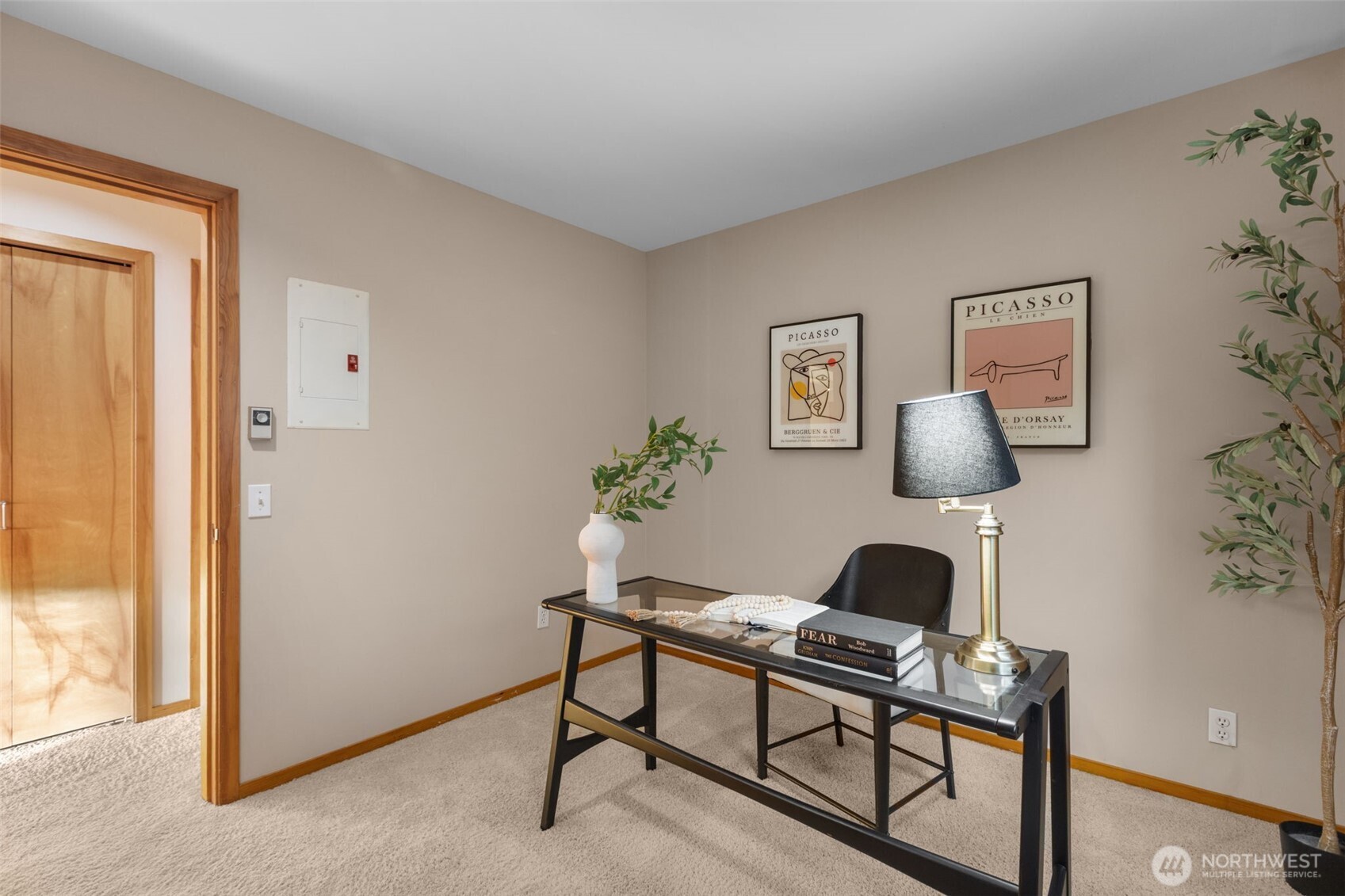 3200 Alki Avenue Southwest, Unit 301 Seattle, WA 98116 - Photo 19 of 29 a workspace with furniture and window