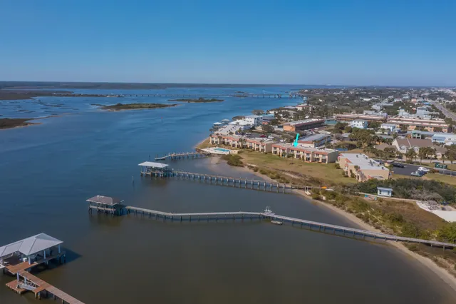 a view of a ocean with beach
