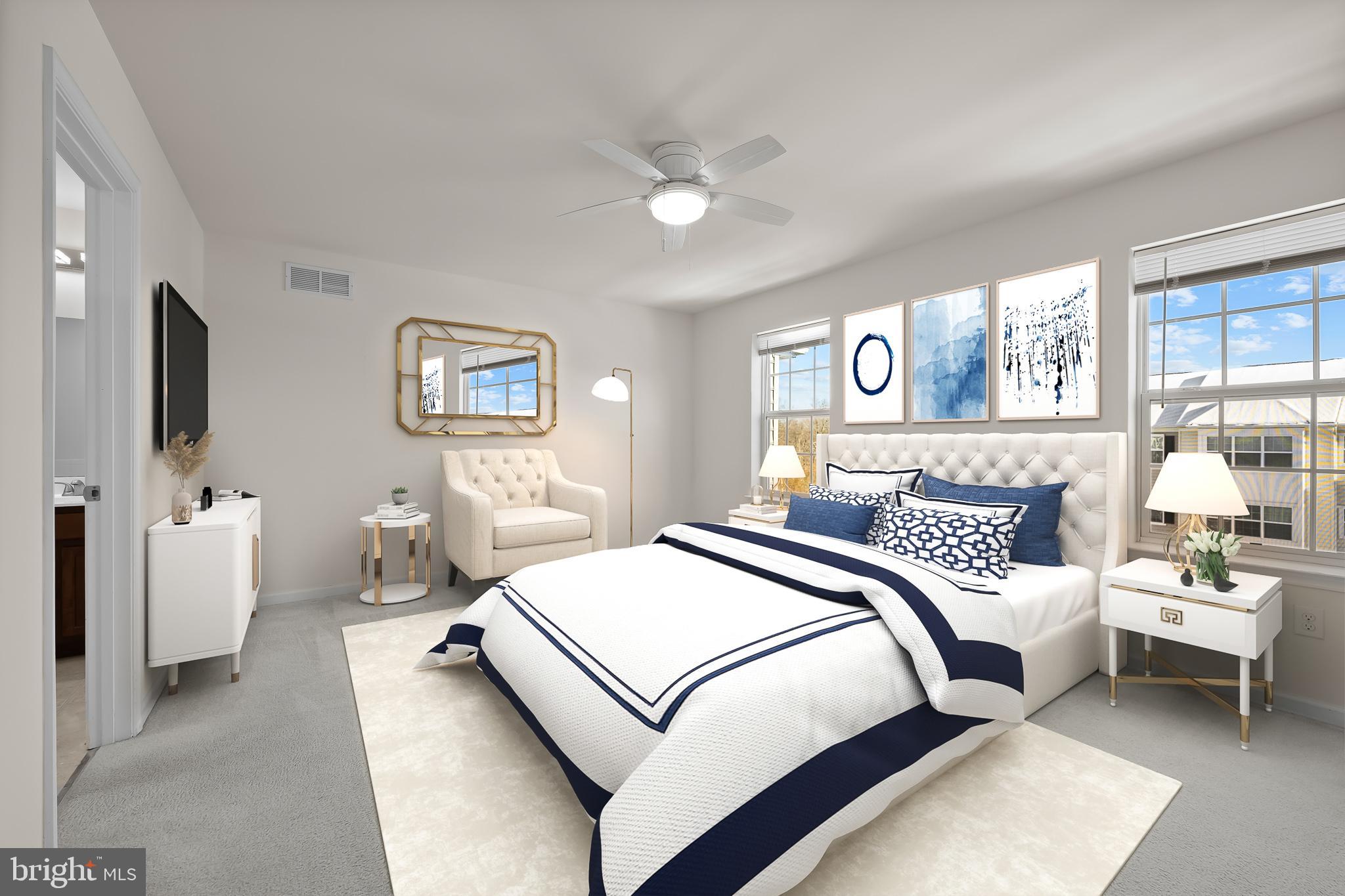 693 Jacobsen Circle, Unit 182 Newark, DE 19702 - Photo 16 of 40 Virtually Staged Primary Bedroom