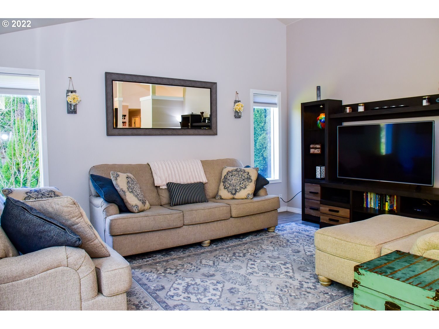 6806 D Court Springfield, OR 97478 - Photo 10 of 22 a living room with furniture and a flat screen tv