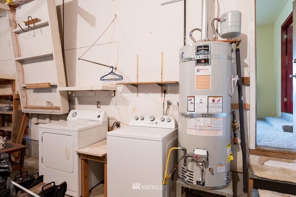 23110 13th Place West Bothell, WA 98021 - Photo 29 of 30 a utility room with dryer and washer