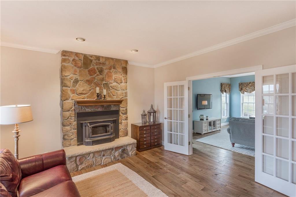 375 Lynn Portal Road Washington, PA 15301 - Photo 12 of 25 French doors open to the family room creating a nice flow for entertaining