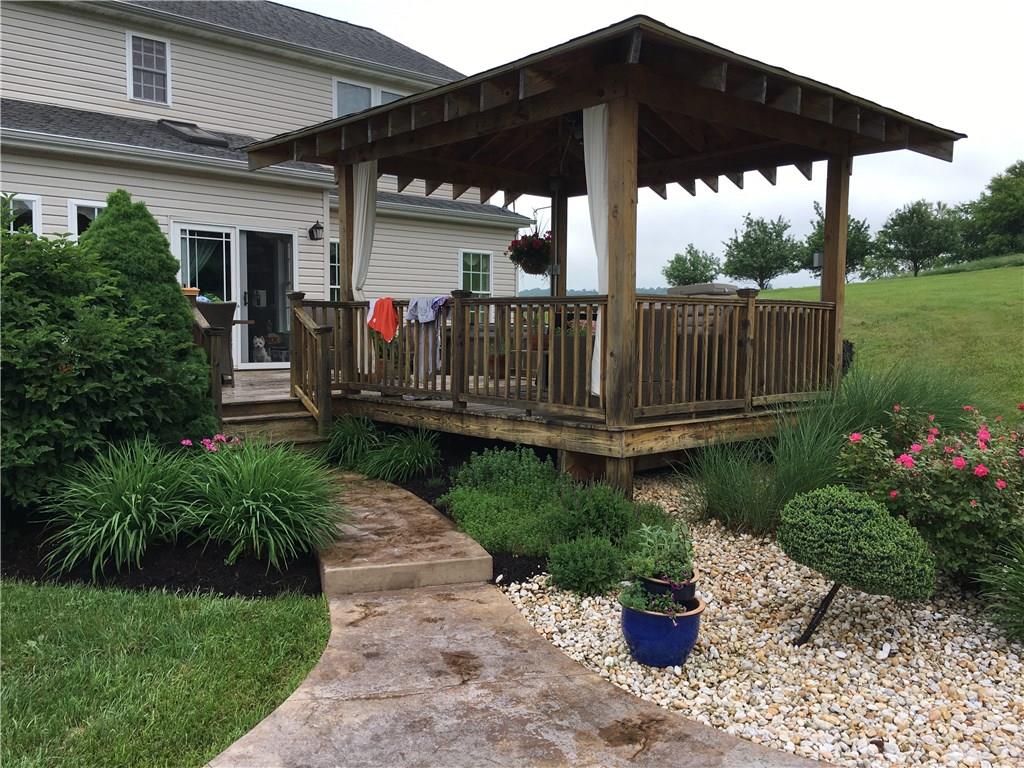 375 Lynn Portal Road Washington, PA 15301 - Photo 7 of 25 Sun deck plus covered deck with electric outlet & lights