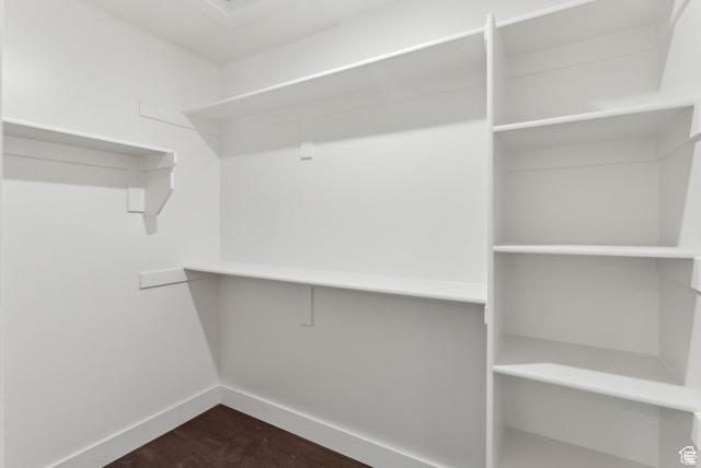 1619 North Angel Street West Layton, UT 84041 - Photo 9 of 32 Walk in closet featuring dark wood-style flooring