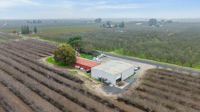 a view of a terrace with yard