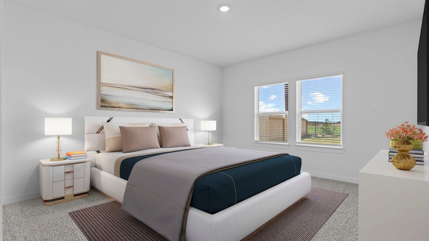 6324 Cherry Mdws Street Rosenberg, TX 77469 - Photo 14 of 41 a bedroom with bed and window