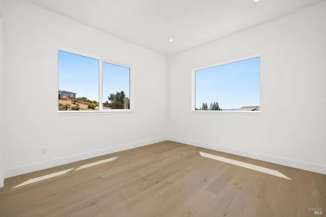 a view of a house with roof deck