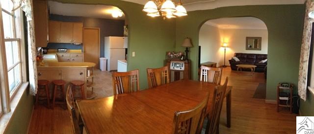 3465 Pioneer Road Barnum, MN 55707 - Photo 8 of 17 Wide angle view of kitchen, dining and living room.