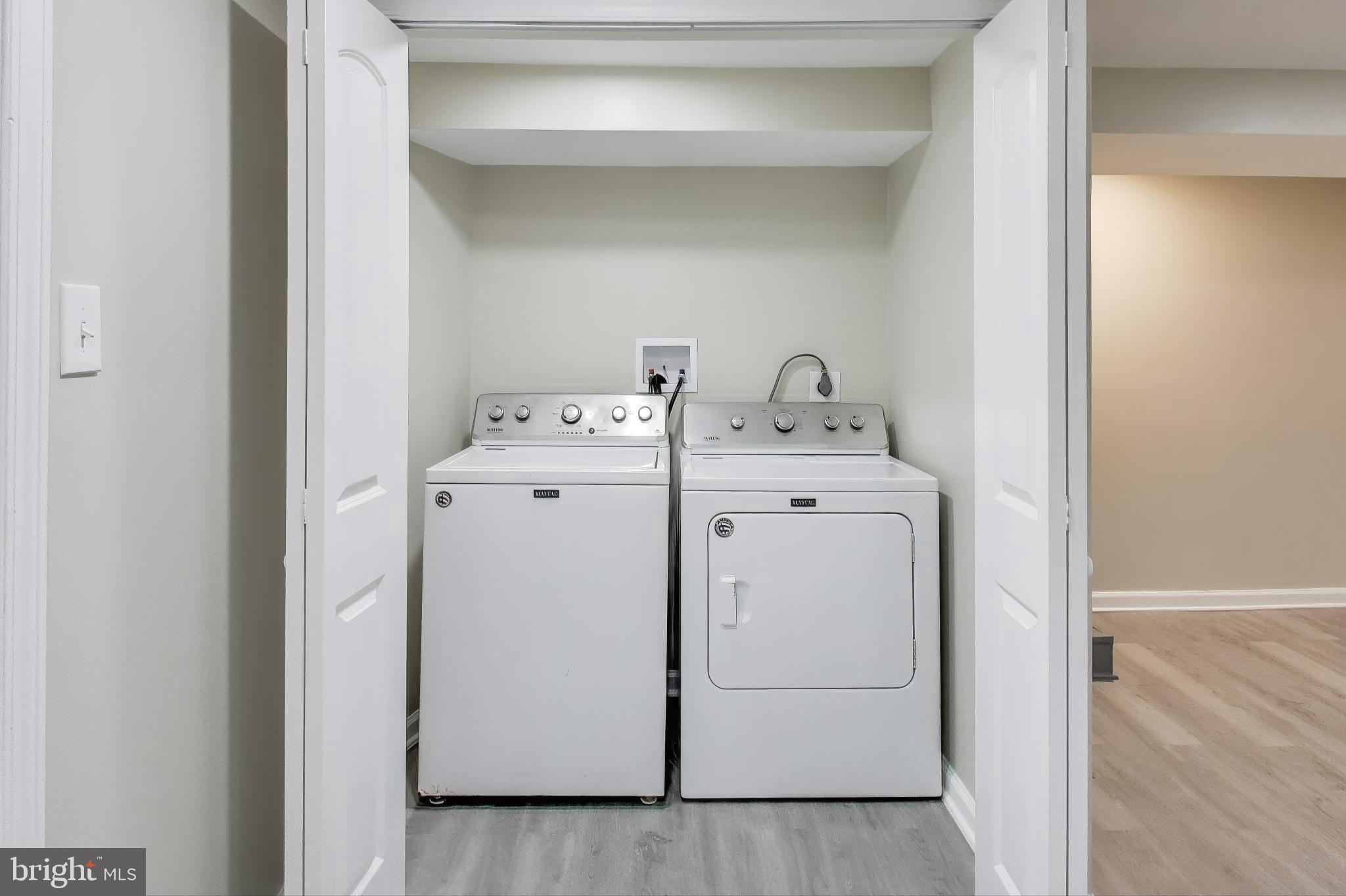1700 Fort Davis Street Southeast Washington, DC 20020 - Photo 28 of 56 Bsmt Laundry Closet - Electric Washer and Dryer
