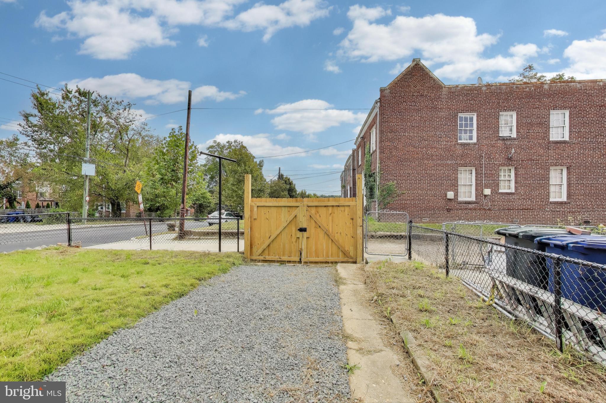 1700 Fort Davis Street Southeast Washington, DC 20020 - Photo 37 of 56 Fenced Rear Parking Pad