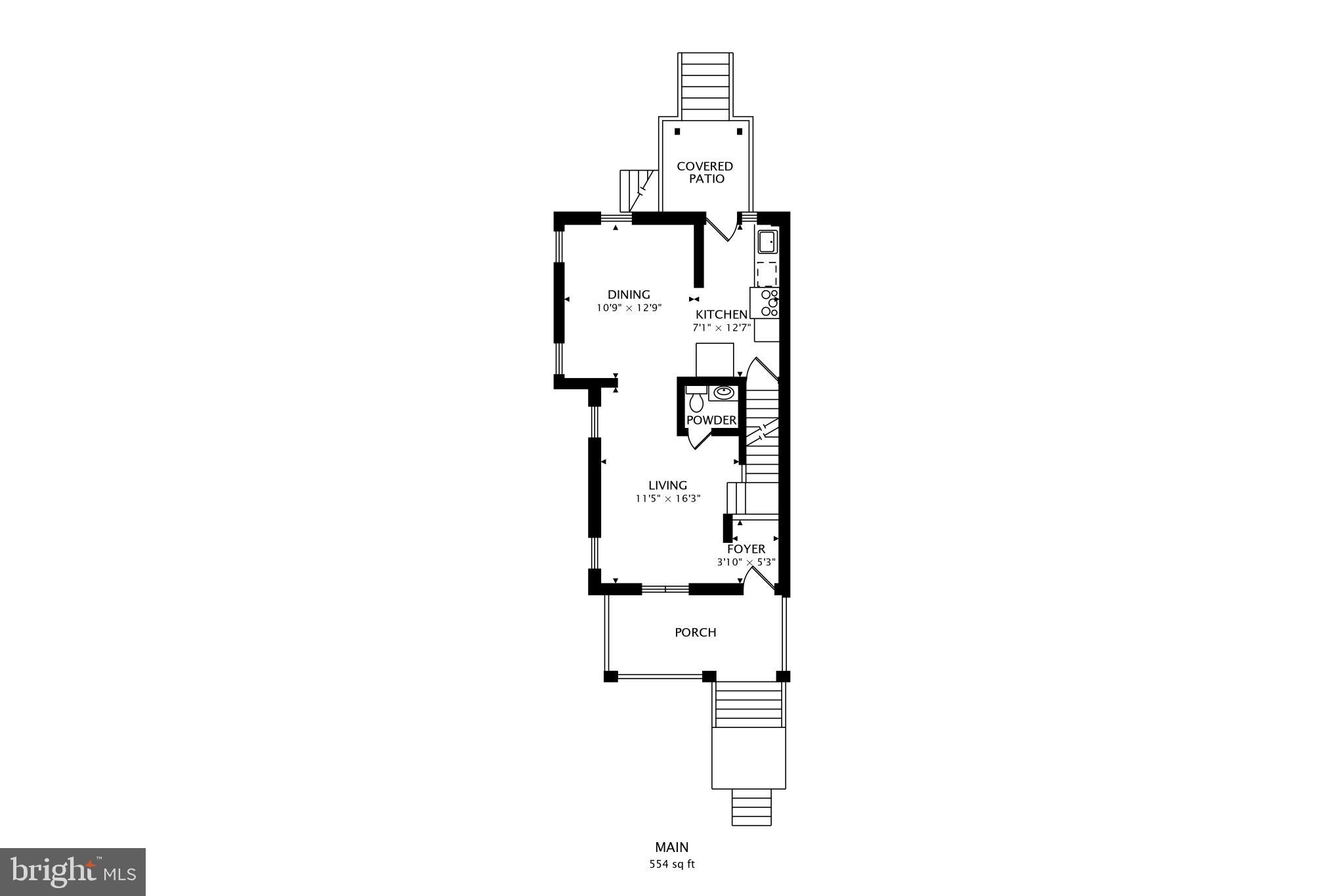 1700 Fort Davis Street Southeast Washington, DC 20020 - Photo 54 of 56 Floorplan - Main Level