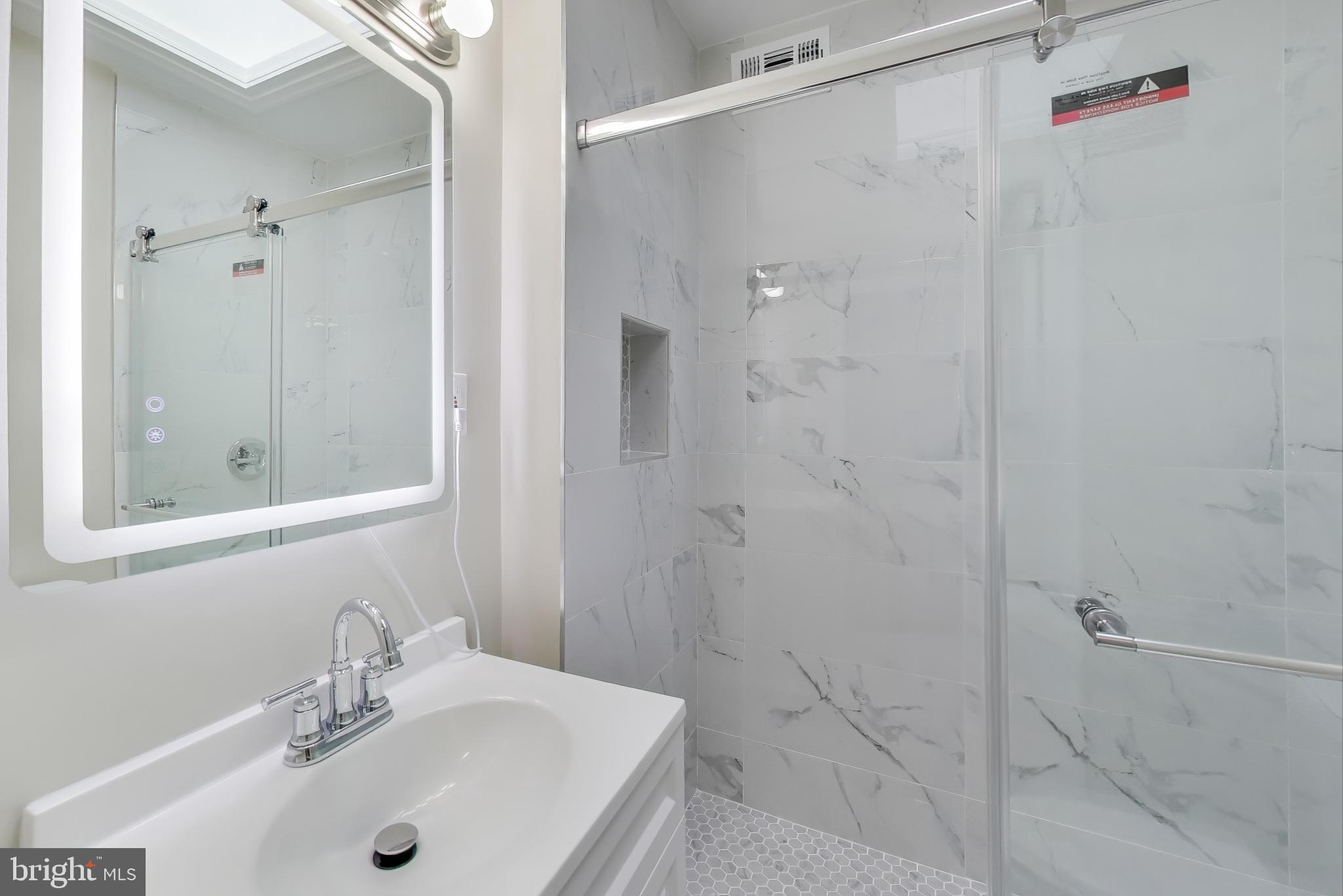 1700 Fort Davis Street Southeast Washington, DC 20020 - Photo 8 of 56 2nd Level - Full Bath - Glass Shower Enclosure