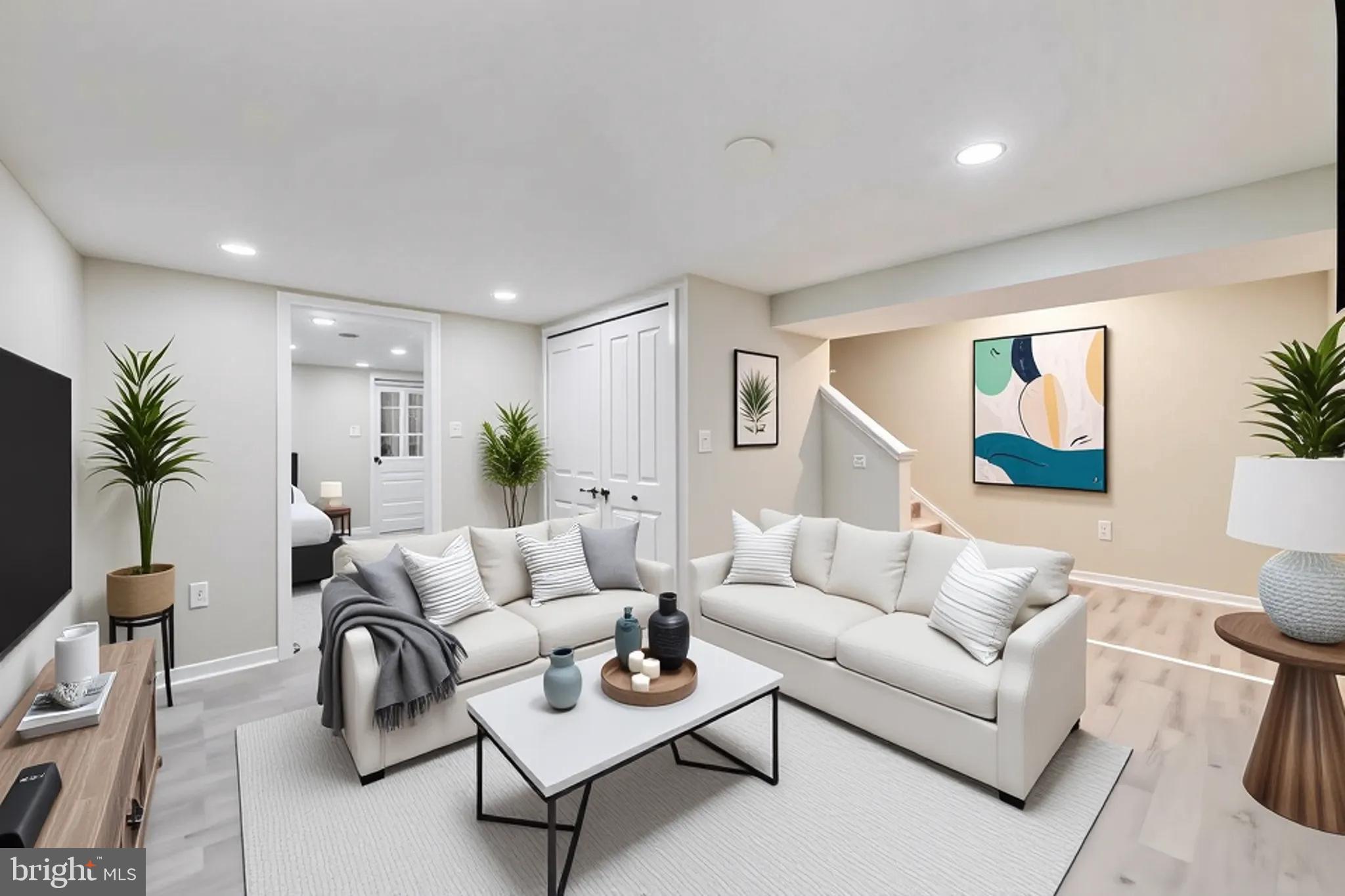 1700 Fort Davis Street Southeast Washington, DC 20020 - Photo 9 of 56 Virtually Staged - Bsmt Rec. Rm and 4th Bedroom