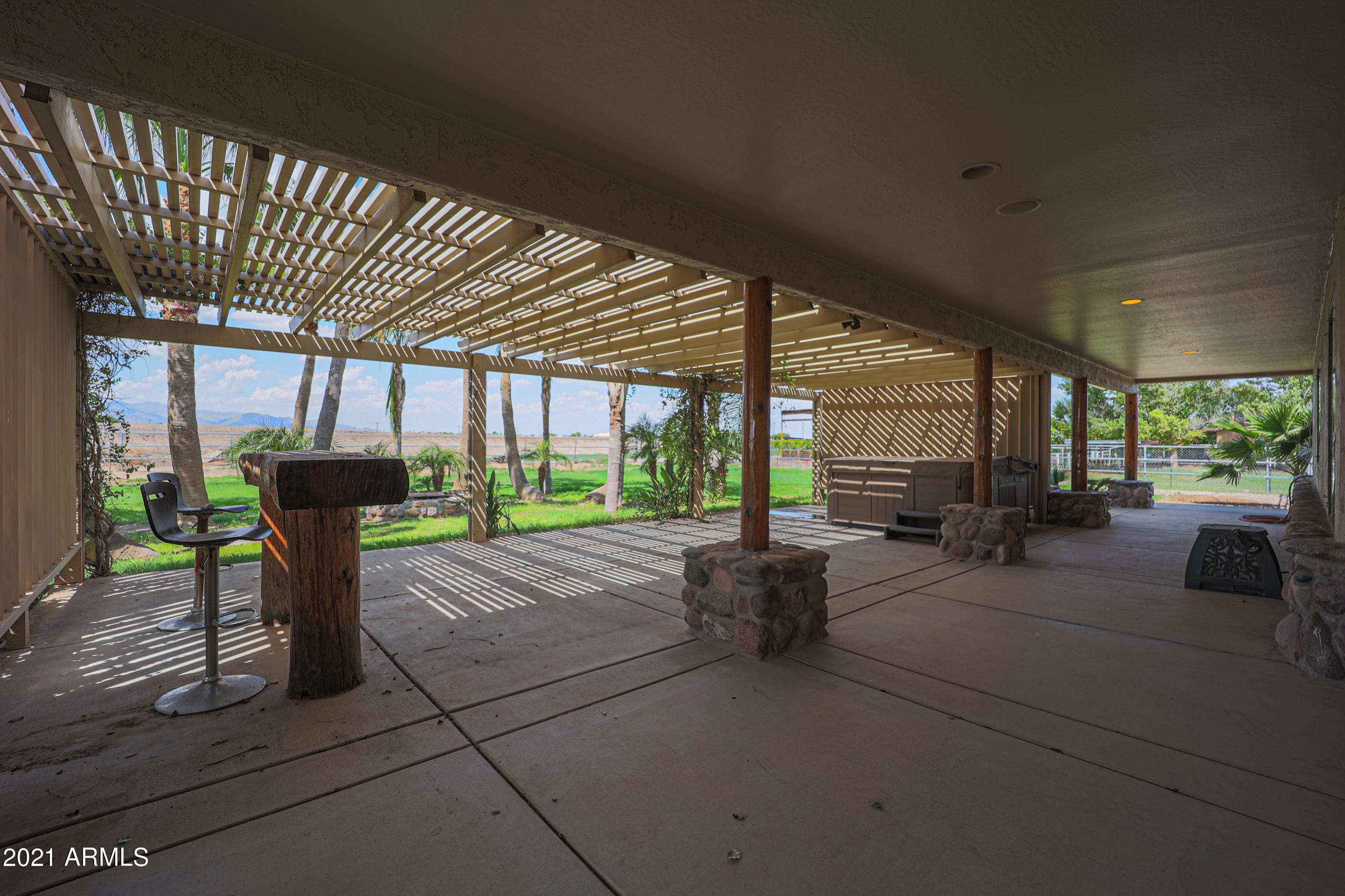 22834 Shumway Farm Road Buckeye, AZ 85326 - Photo 33 of 47 Covered Back Patio