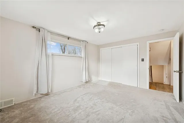 a view of an empty room