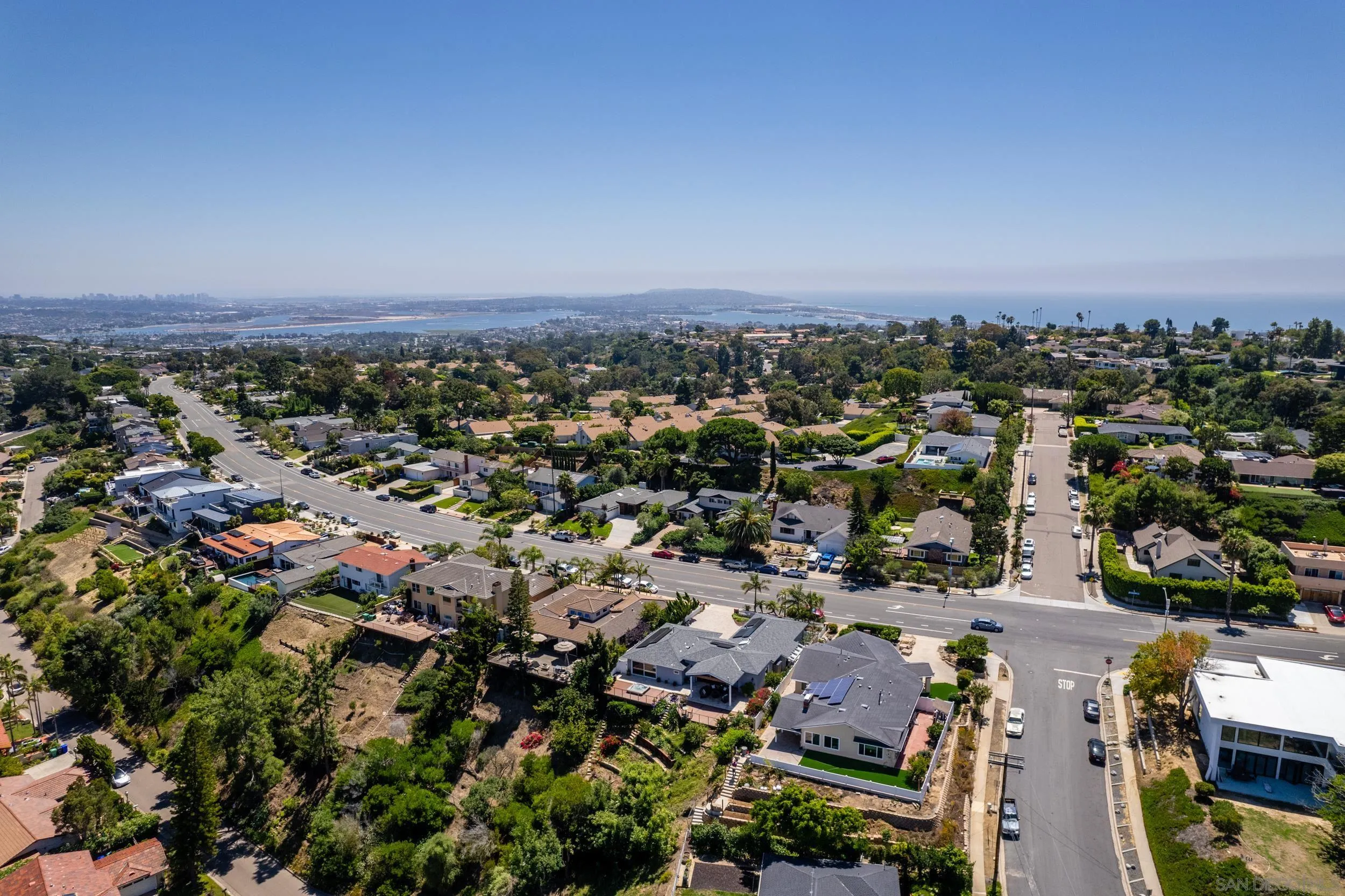 5785 Soledad Mountain Road La Jolla, CA 92037 - Photo 42 of 50 an aerial view of a city with lots of residential buildings
