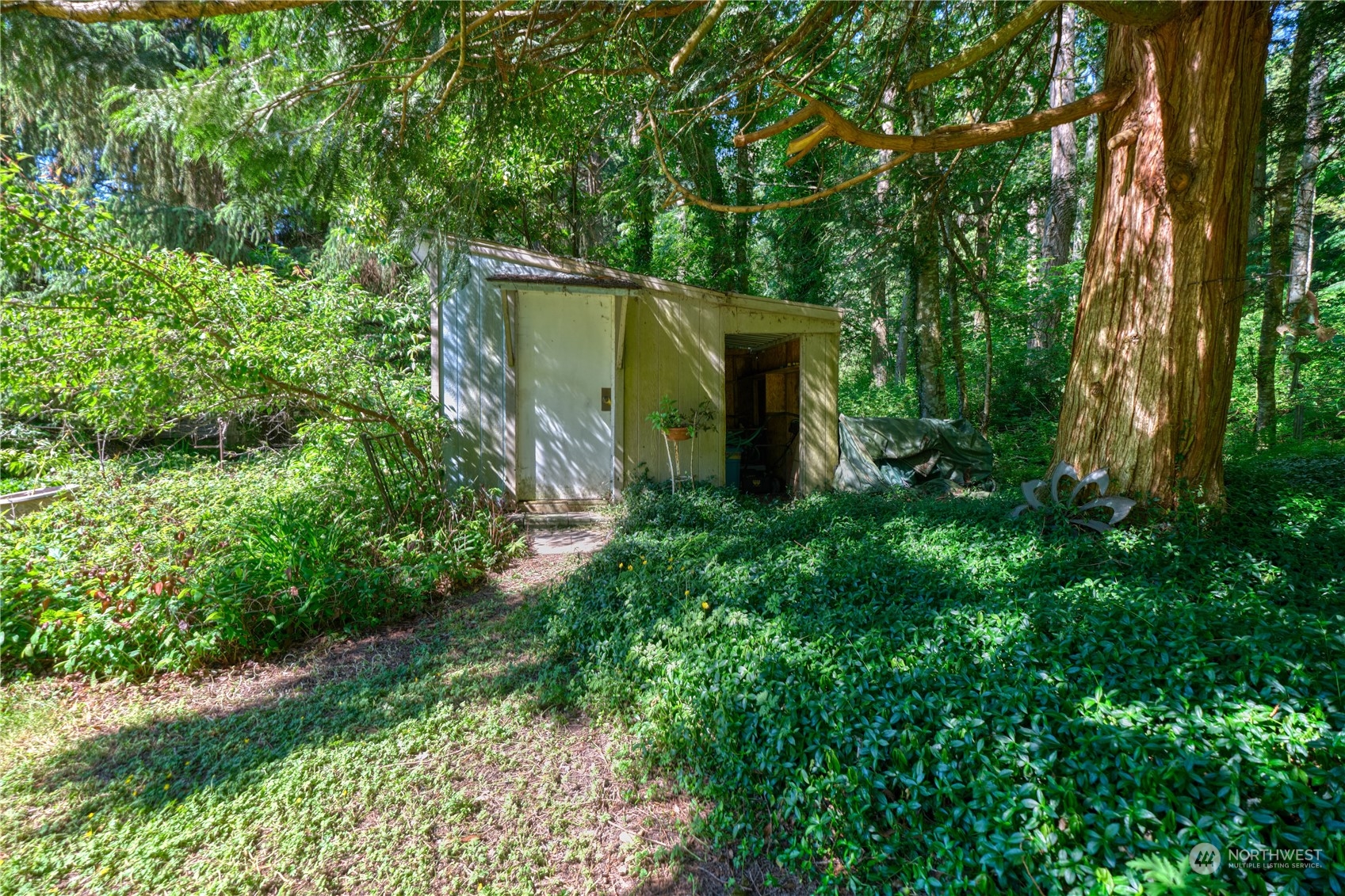 1721 Benson Road, Unit 119 Point Roberts, WA 98281 - Photo 20 of 24 a backyard of a house with lots of green space