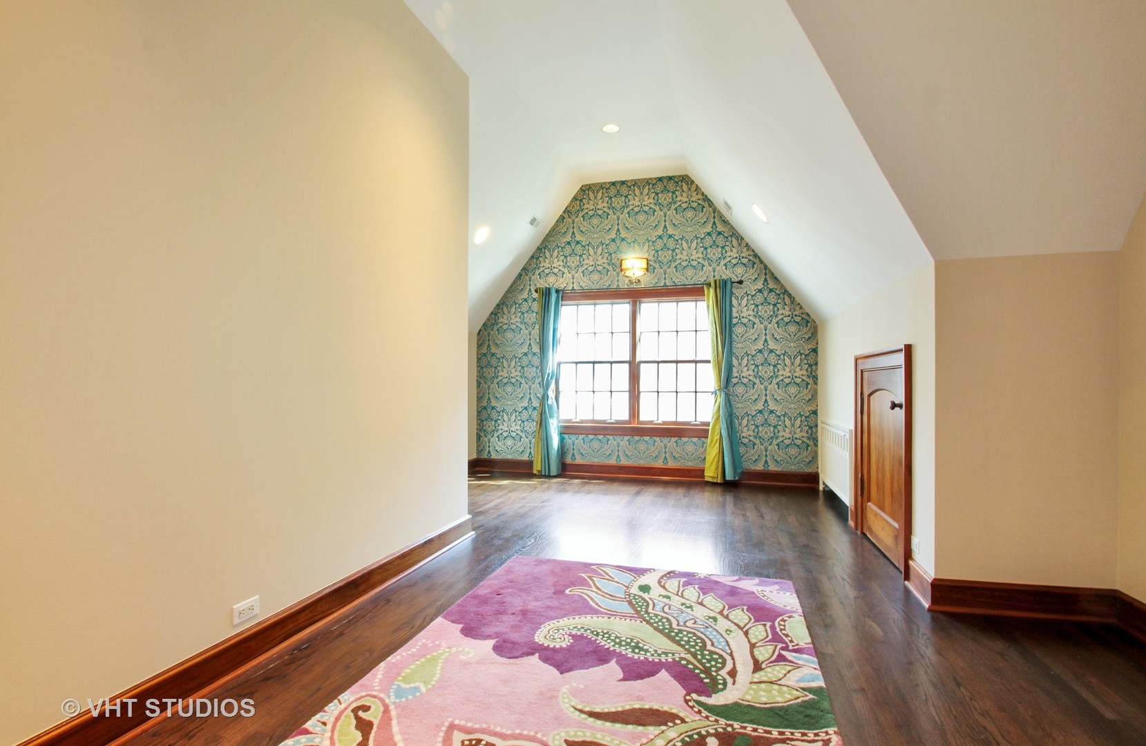 5900 North Kilpatrick Avenue Chicago, IL 60646 - Photo 12 of 21 wooden floor in an empty room with a window