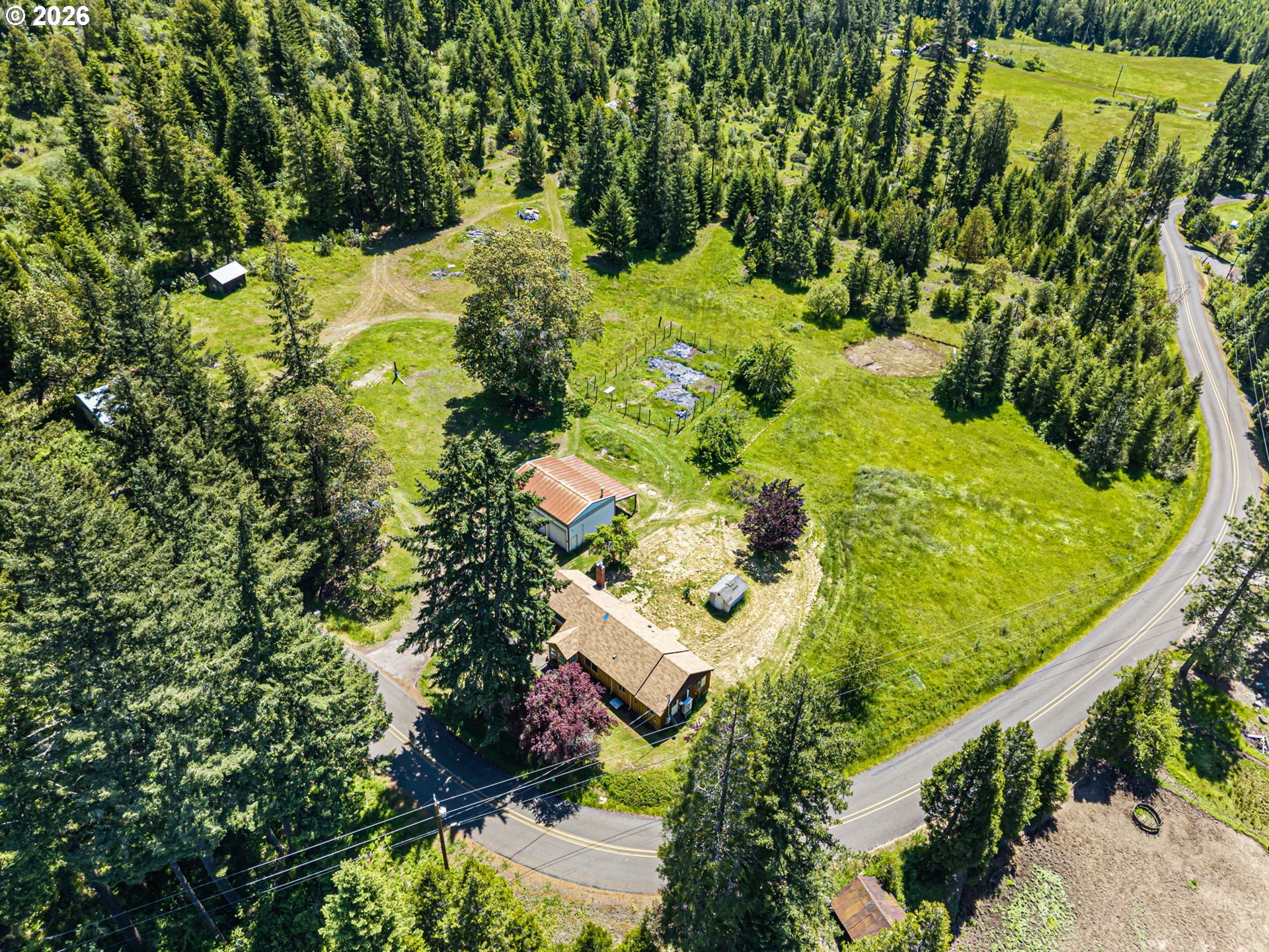 77521 Brock Road Oakridge, OR 97463 - Photo 27 of 48 a view of a garden with plants