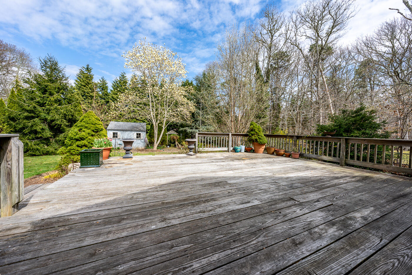 45 Sheffield Road Brewster, MA 02631 - Photo 18 of 25 a view of a city street from a roof deck