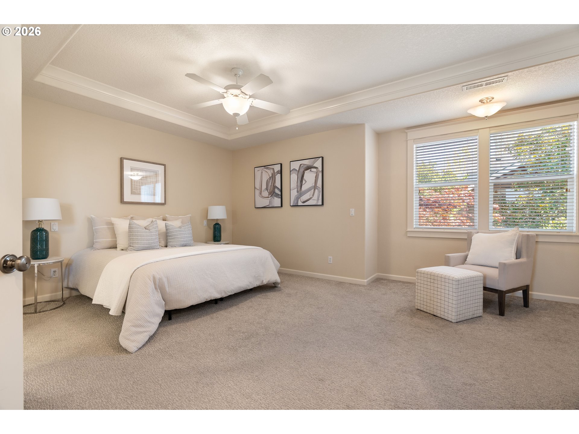 3578 Northwest Gerritz Terrace Portland, OR 97229 - Photo 24 of 47 a bed room with a bed and a couch